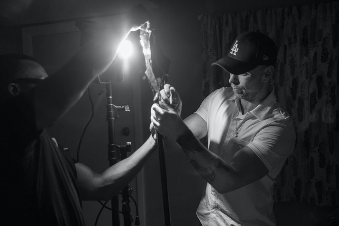 director on film set